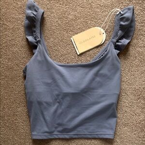 NWT Blogilates Ruffle Tank